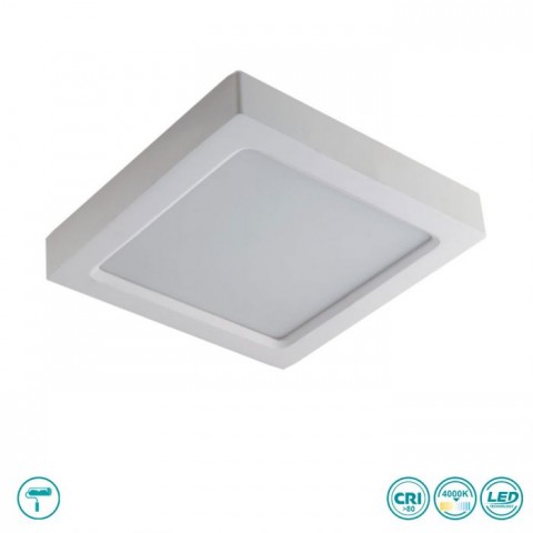 Intec Klio stropna svetilka &harr; 310 x 310 ↕ 50